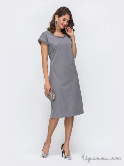 Платье Dressa, цвет серый