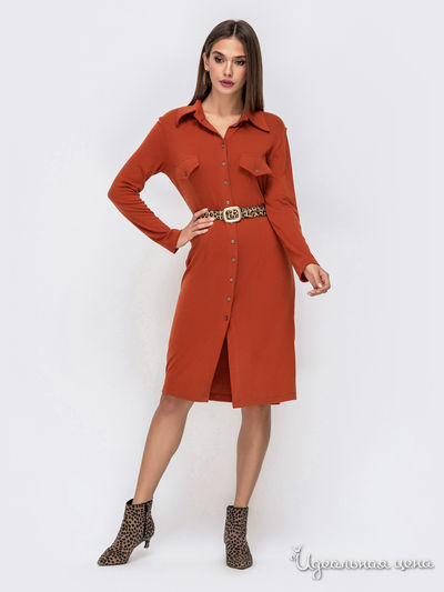 Платье Dressa, цвет оранжевый