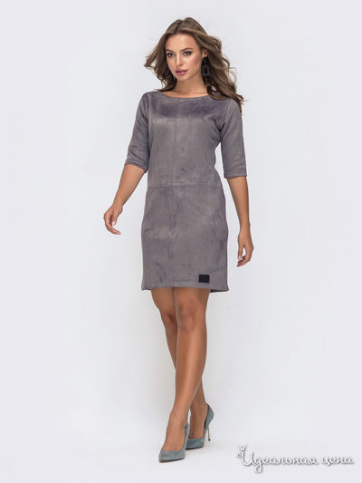 Платье Dressa, цвет серый