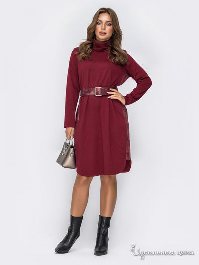 Платье Dressa, цвет бордовый