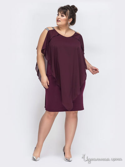 Платье Dressa, цвет бордовый