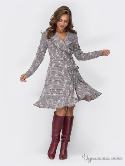 Платье Dressa, цвет серый