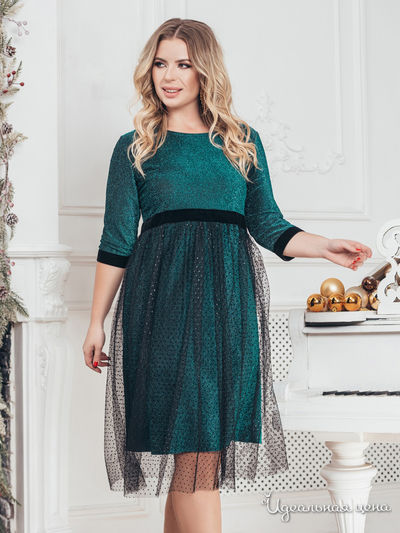 Платье Dressa, цвет изумрудный