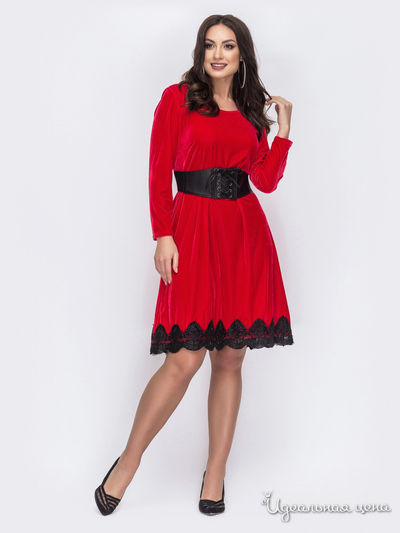 Платье Dressa, цвет красный