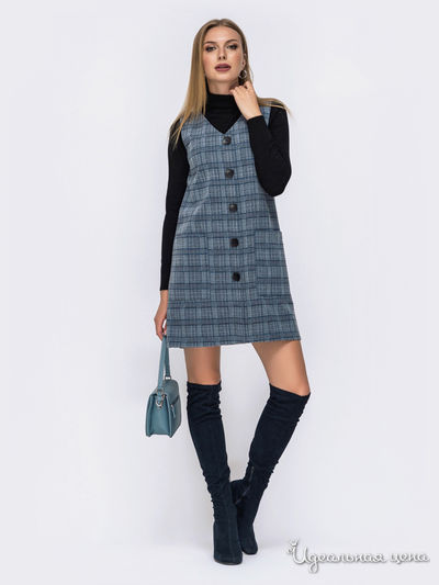 Сарафан Dressa, цвет синий