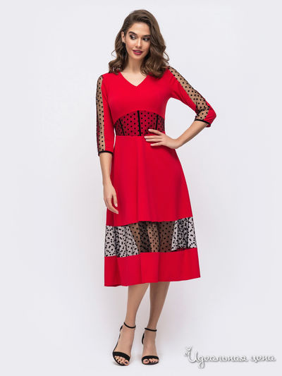 Платье Dressa, цвет красный