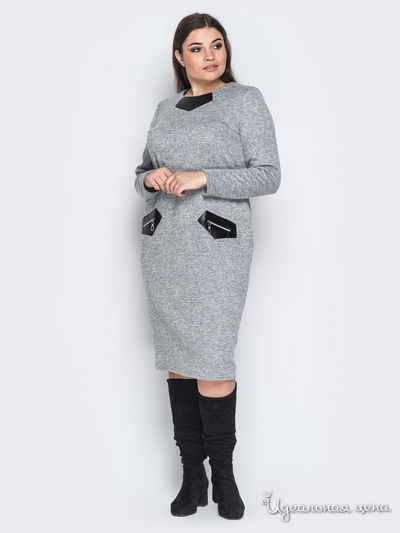 Платье Dressa, цвет серый