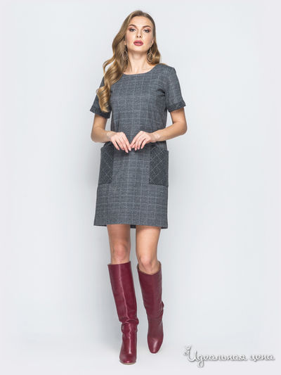 Платье Dressa, цвет серый