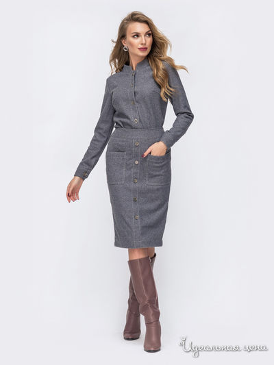 Костюм Dressa, цвет серый
