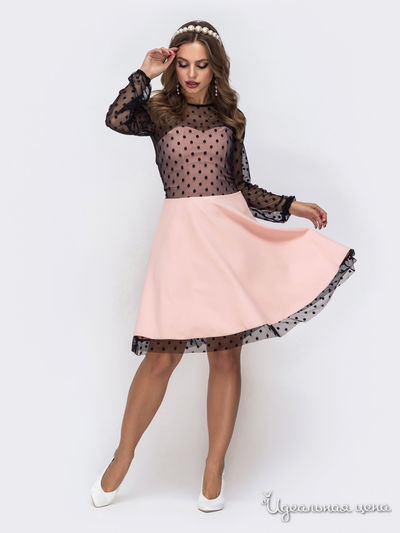 Платье Dressa, цвет бледно-розовый