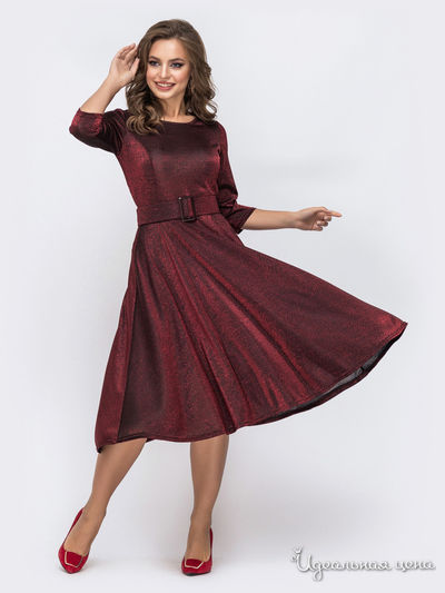 Платье Dressa, цвет бордовый