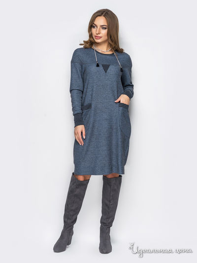 Платье Dressa, цвет серый