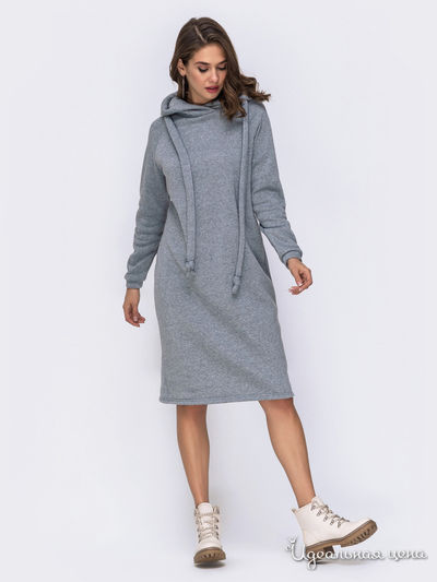 Платье Dressa, цвет серый