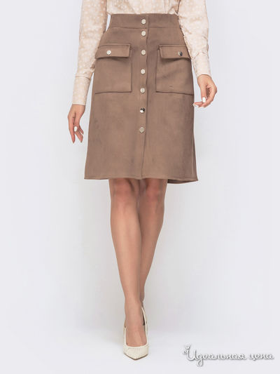 Юбка Dressa, цвет бежевый