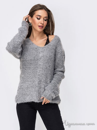 Пуловер Dressa, цвет серый