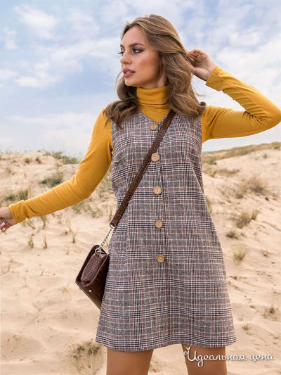 Сарафан Dressa, цвет серый