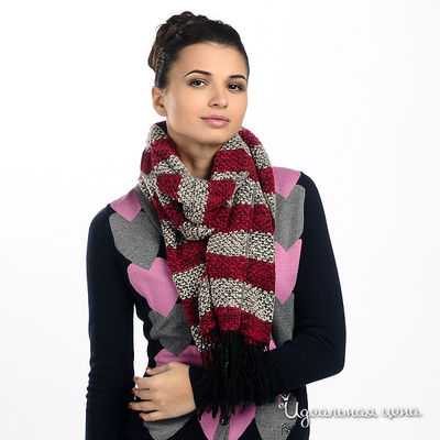 Шарф F5jeans, цвет цвет розовый / бежевый