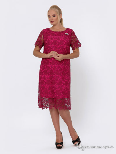 Платье Dressa, цвет бордовый