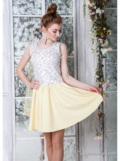 Платье Indreams, цвет желтый