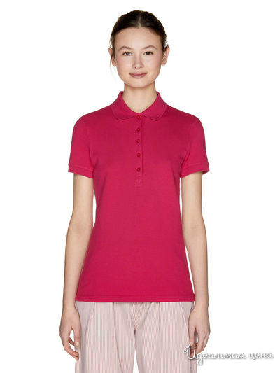 Поло United Colors Of Benetton, цвет бордовый