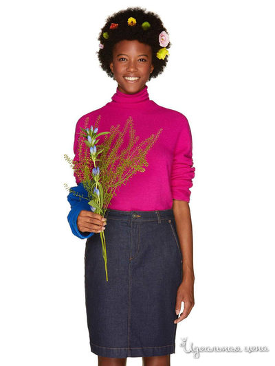 Свитер United Colors Of Benetton, цвет фуксия