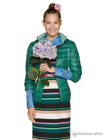 Куртка United Colors Of Benetton, цвет зеленый