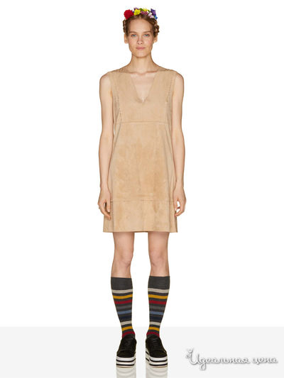 Платье United Colors Of Benetton, цвет бежевый