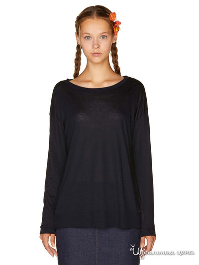 Лонгслив United Colors Of Benetton, цвет темно-синий