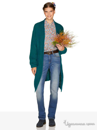Кардиган United Colors Of Benetton, цвет зеленый