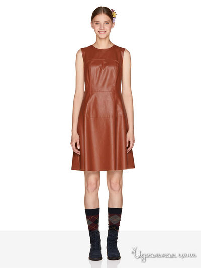 Платье United Colors Of Benetton, цвет коричневый