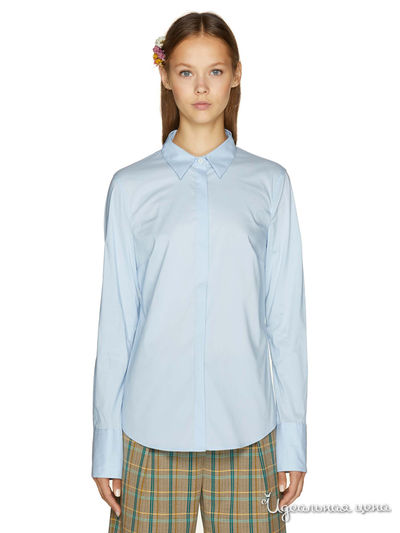 Рубашка United Colors Of Benetton, цвет голубой