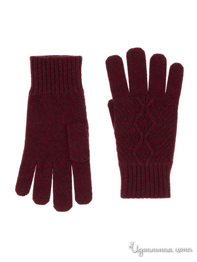 Перчатки United Colors Of Benetton, цвет бордовый
