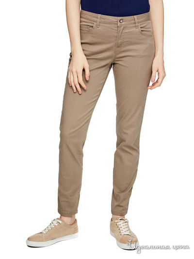 Брюки United Colors Of Benetton, цвет коричневый