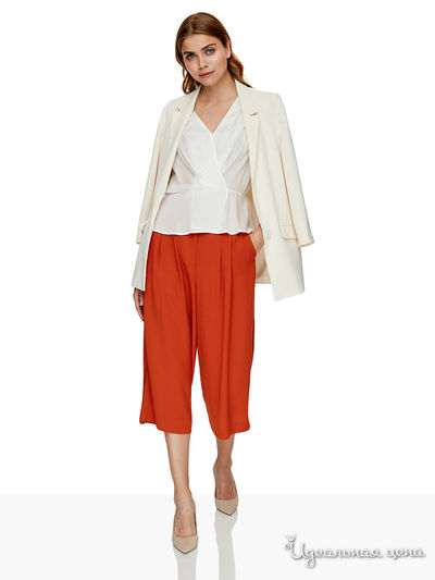 Капри United Colors Of Benetton, цвет оранжевый