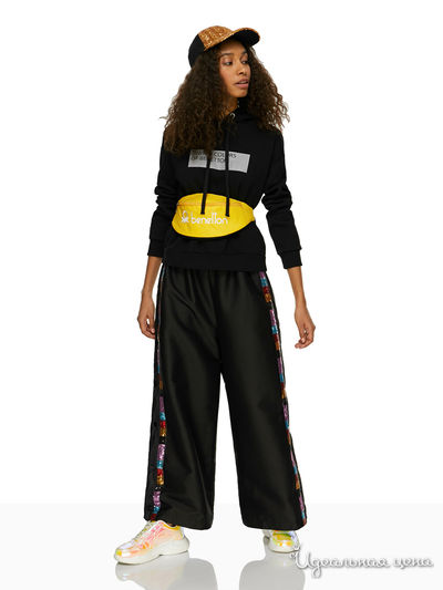 Брюки United Colors Of Benetton, цвет черный