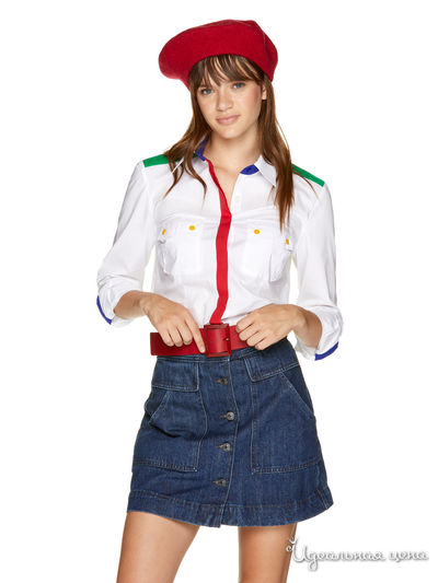 Рубашка United Colors Of Benetton, цвет белый
