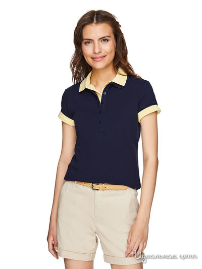 Поло United Colors Of Benetton, цвет темно-синий