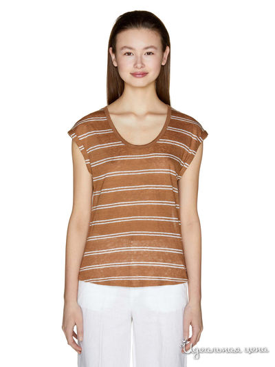 Футболка United Colors Of Benetton, цвет коричневый