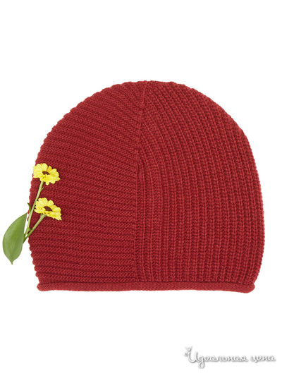Шапка United Colors Of Benetton, цвет бордовый