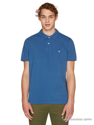 Поло United Colors Of Benetton, цвет синий