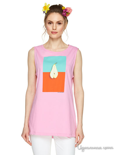 Майка United Colors Of Benetton, цвет розовый