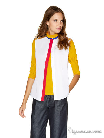 Рубашка United Colors Of Benetton, цвет белый