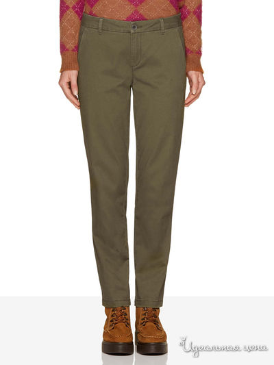 Брюки United Colors Of Benetton, цвет хаки