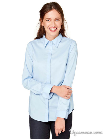 Рубашка United Colors Of Benetton, цвет голубой