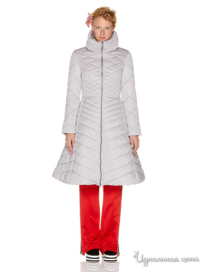 Пальто United Colors Of Benetton, цвет светло-серый