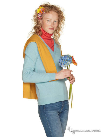 Пуловер United Colors Of Benetton, цвет голубой