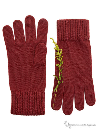 Перчатки United Colors Of Benetton, цвет бордовый