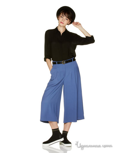 Брюки United Colors Of Benetton, цвет темно-голубой