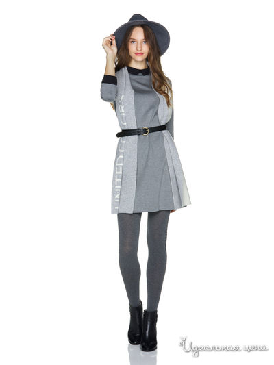 Платье United Colors Of Benetton, цвет серый