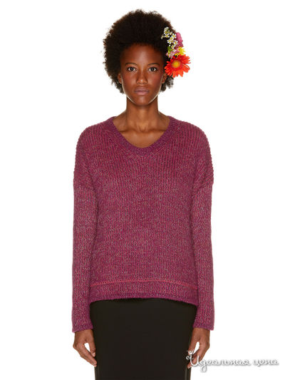 Пуловер United Colors Of Benetton, цвет бордовый
